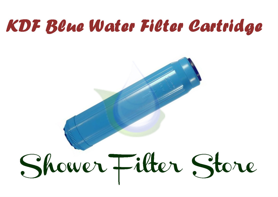 KDF Blue Water Filter Cartridge at Shower Filter Store